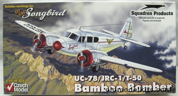 Czech Model 1/48 UC-78 / JRC-1 / T-50 Cessna Bamboo Bomber - Sky King's Songbird / USAAF 1943 / US Navy 1943, 4819 plastic model kit